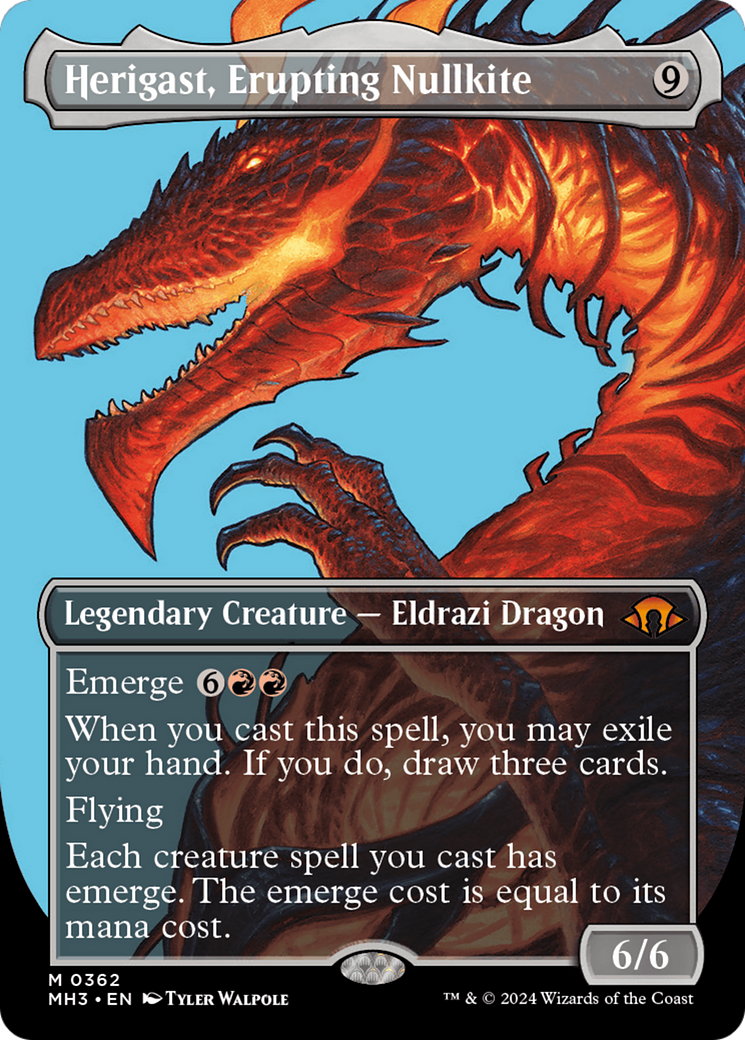 Herigast, Erupting Nullkite (Borderless) [Modern Horizons 3]-1