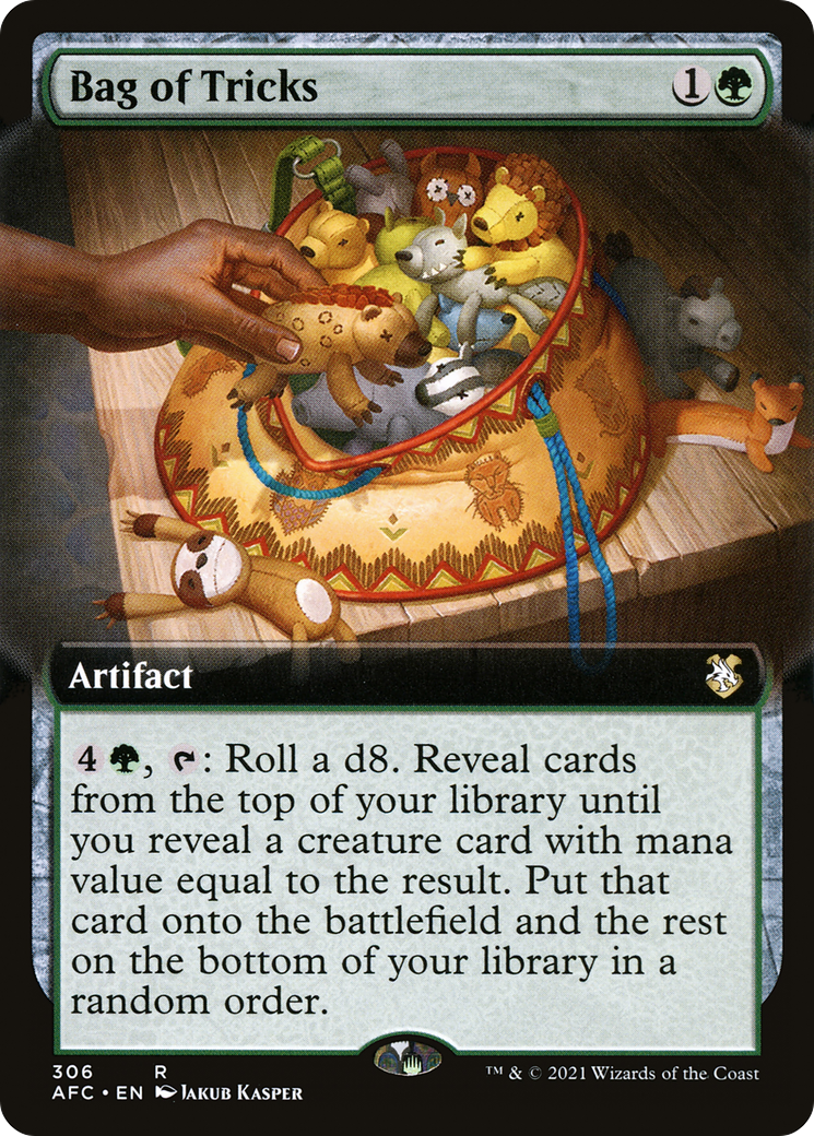Bag of Tricks (Extended Art) [Dungeons & Dragons: Adventures in the Forgotten Realms Commander]-1