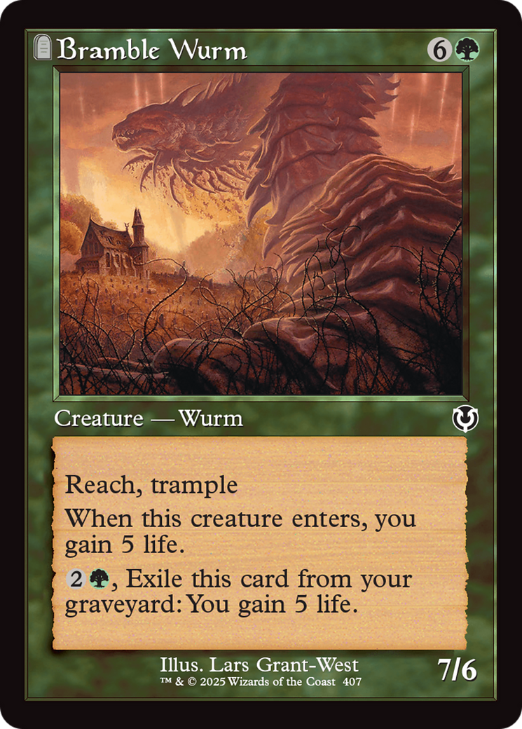 Bramble Wurm (Retro Frame) [Innistrad Remastered]-1