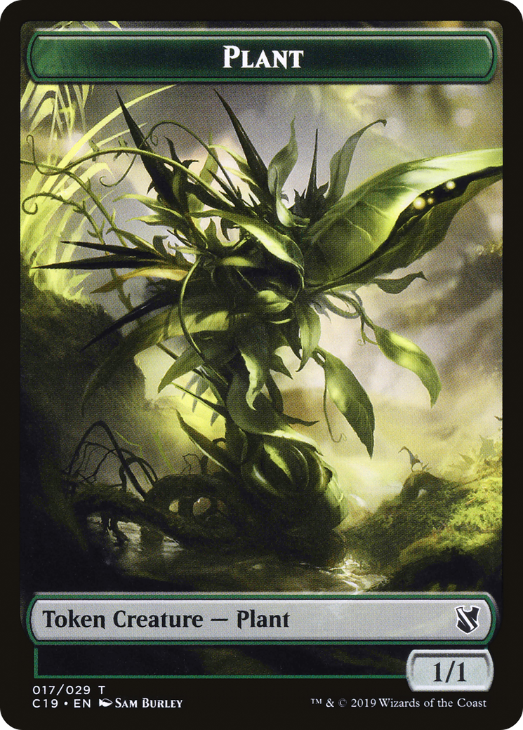 Plant (TC19-017) - Commander 2019 Tokens-1