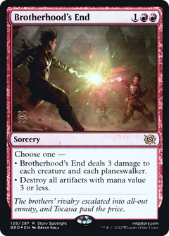 Brotherhood's End [The Brothers' War Prerelease Promos]-1