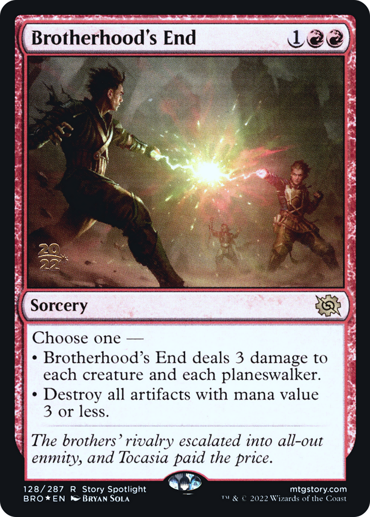 Brotherhood's End [The Brothers' War Prerelease Promos]-1