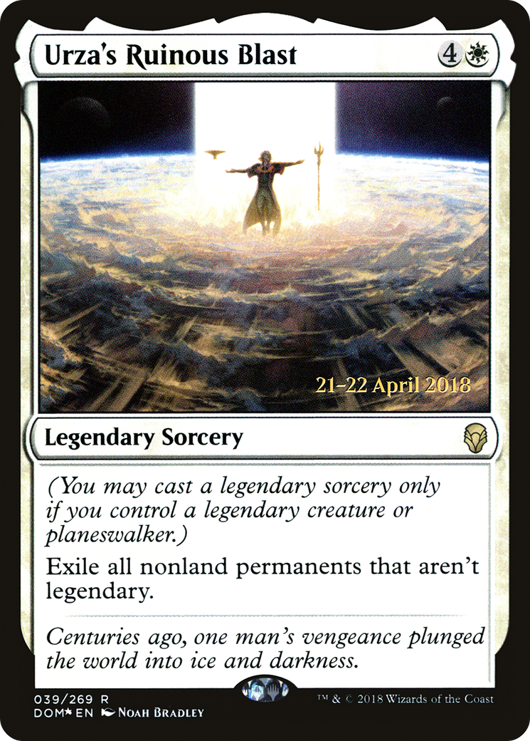 Urza's Ruinous Blast (PRE-039) - Dominaria Promos Foil-1