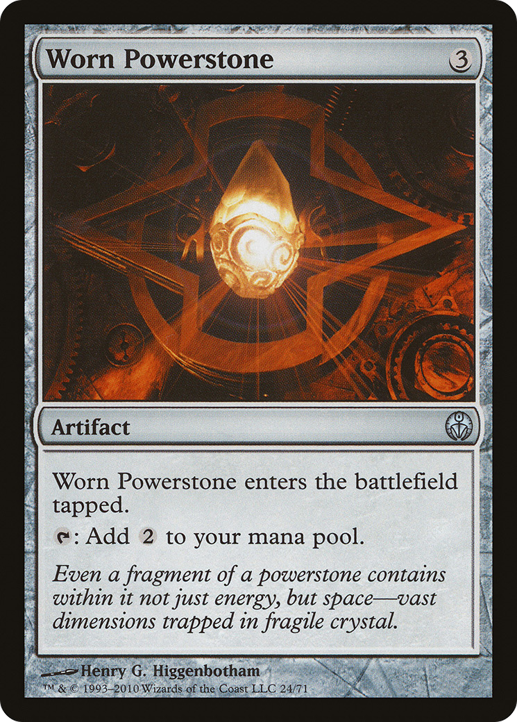 Worn Powerstone (DDE-024) - Duel Decks: Phyrexia vs. the Coalition-1