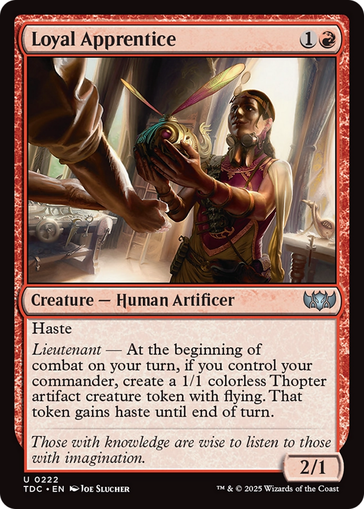 Loyal Apprentice [Tarkir: Dragonstorm Commander]-1