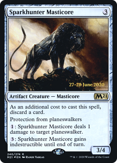 Sparkhunter Masticore [Core Set 2021 Prerelease Promos]-1
