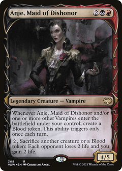 Anje, Maid of Dishonor (Showcase Fang Frame) [Innistrad: Crimson Vow]-1