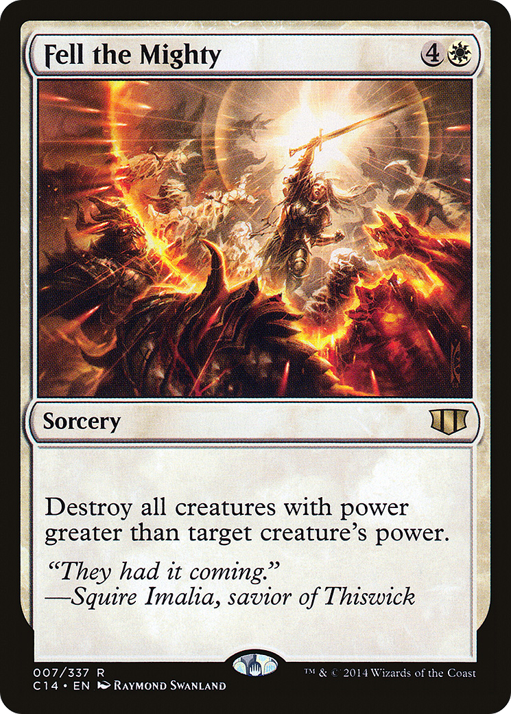 Fell the Mighty [Commander 2014]-1