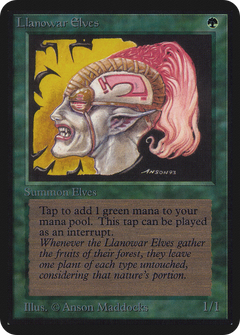 Llanowar Elves (LEA-) - Limited Edition Alpha-1