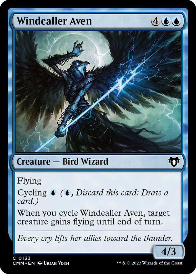 Windcaller Aven (CMM-133) - Commander Masters-1