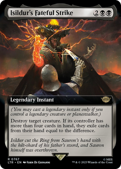 Isildur's Fateful Strike (Extended Art) (Surge Foil) [The Lord of the Rings: Tales of Middle-Earth]-1