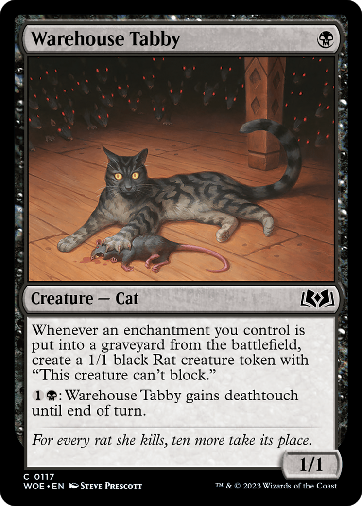 Warehouse Tabby (WOE-117) - Wilds of Eldraine Foil-1