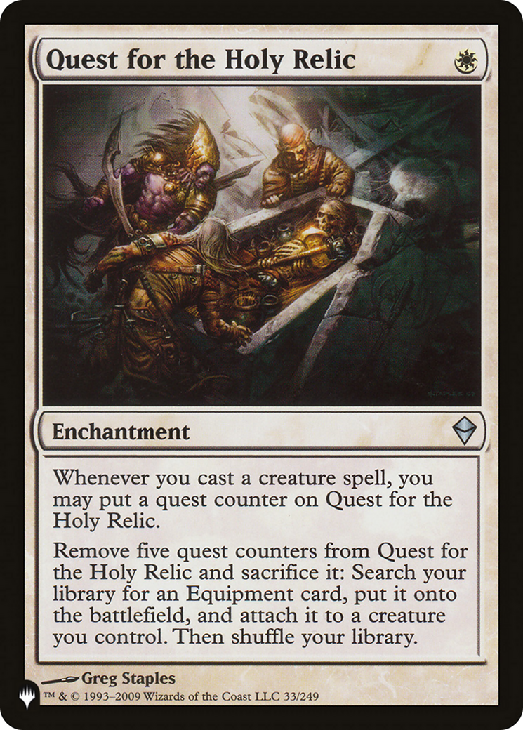 Quest for the Holy Relic [The List]-1