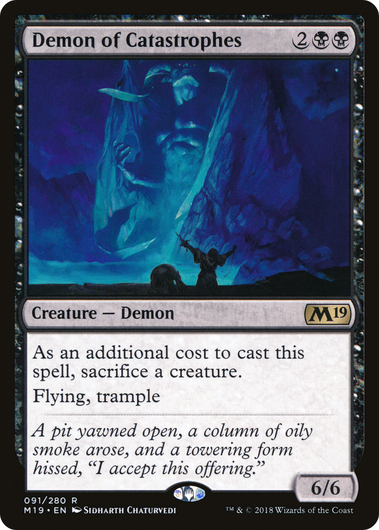 Demon of Catastrophes [Core Set 2019]-1