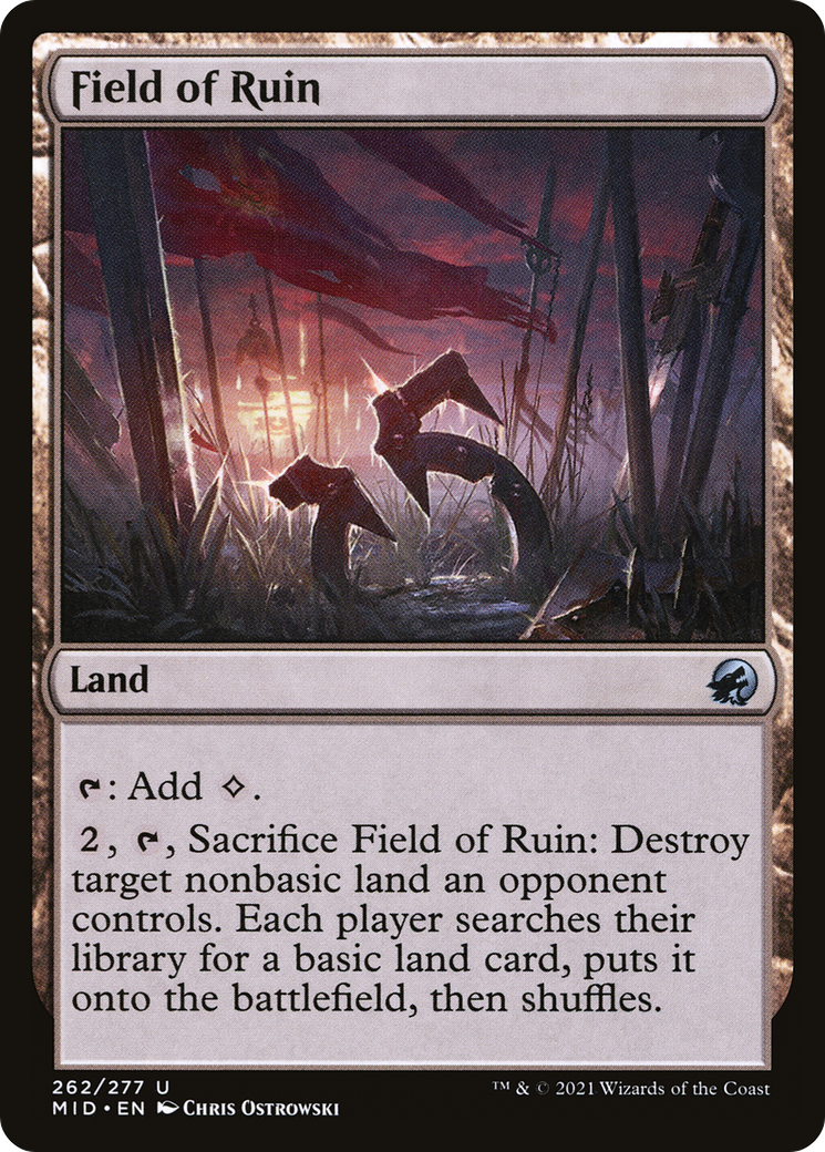 Field of Ruin [Innistrad: Midnight Hunt]-1