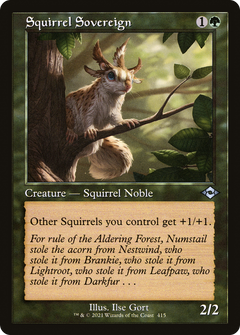 Squirrel Sovereign (Retro Foil Etched) [Modern Horizons 2]-1