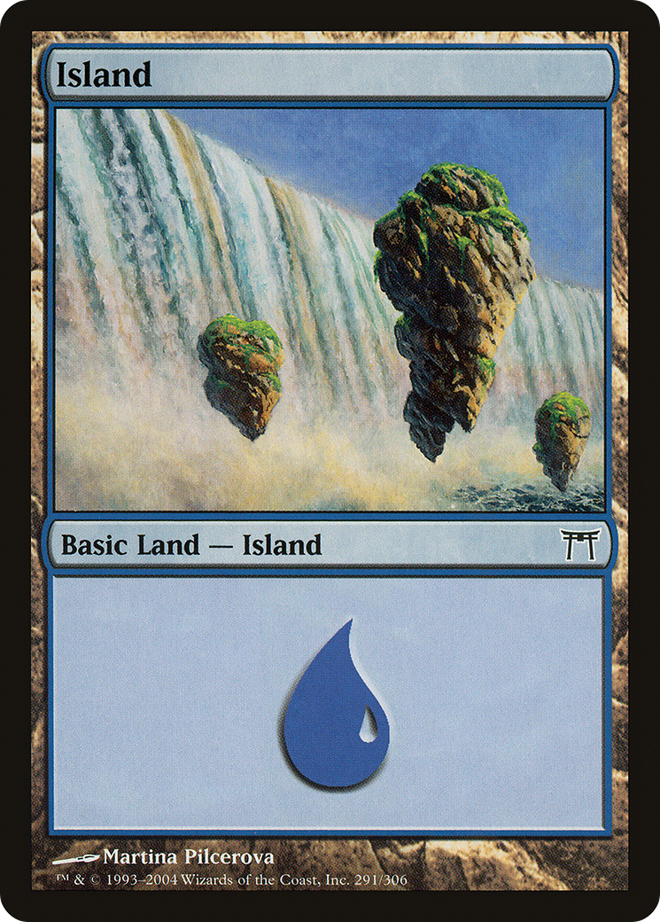 Island (291) [Champions of Kamigawa]-1