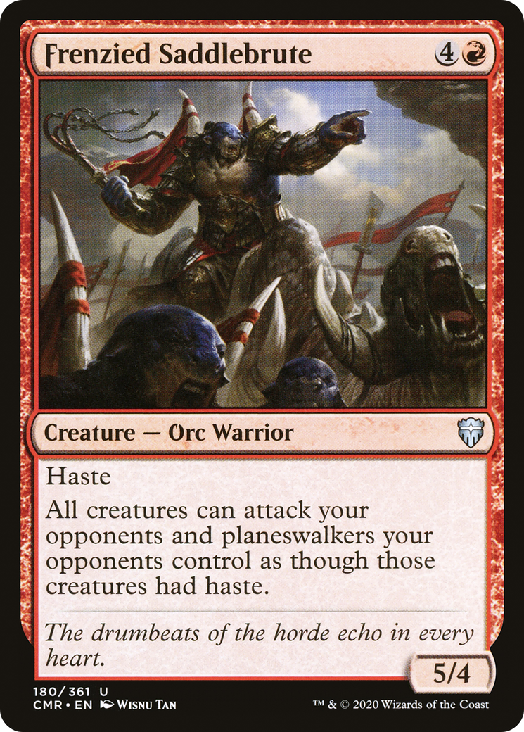 Frenzied Saddlebrute [Commander Legends]-1