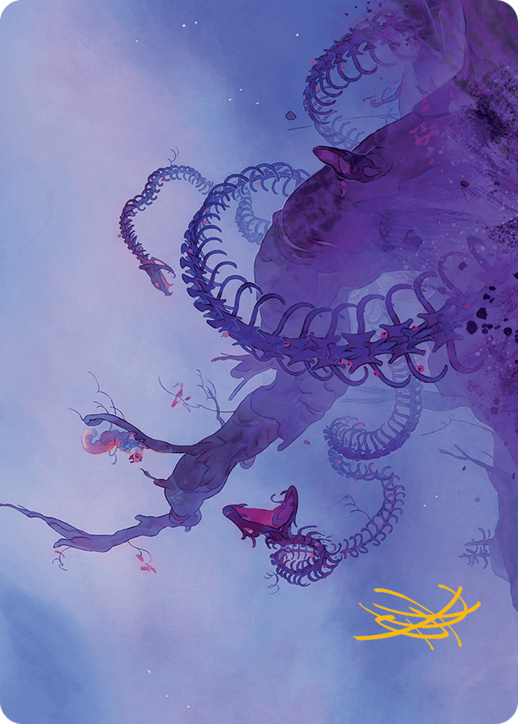 Coiling Rebirth // Coiling Rebirth (ABLB-044) - Bloomburrow Art Series (Borderless) Foil-1
