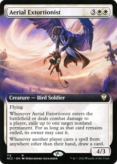 Aerial Extortionist (Extended Art) [Streets of New Capenna Commander]-1