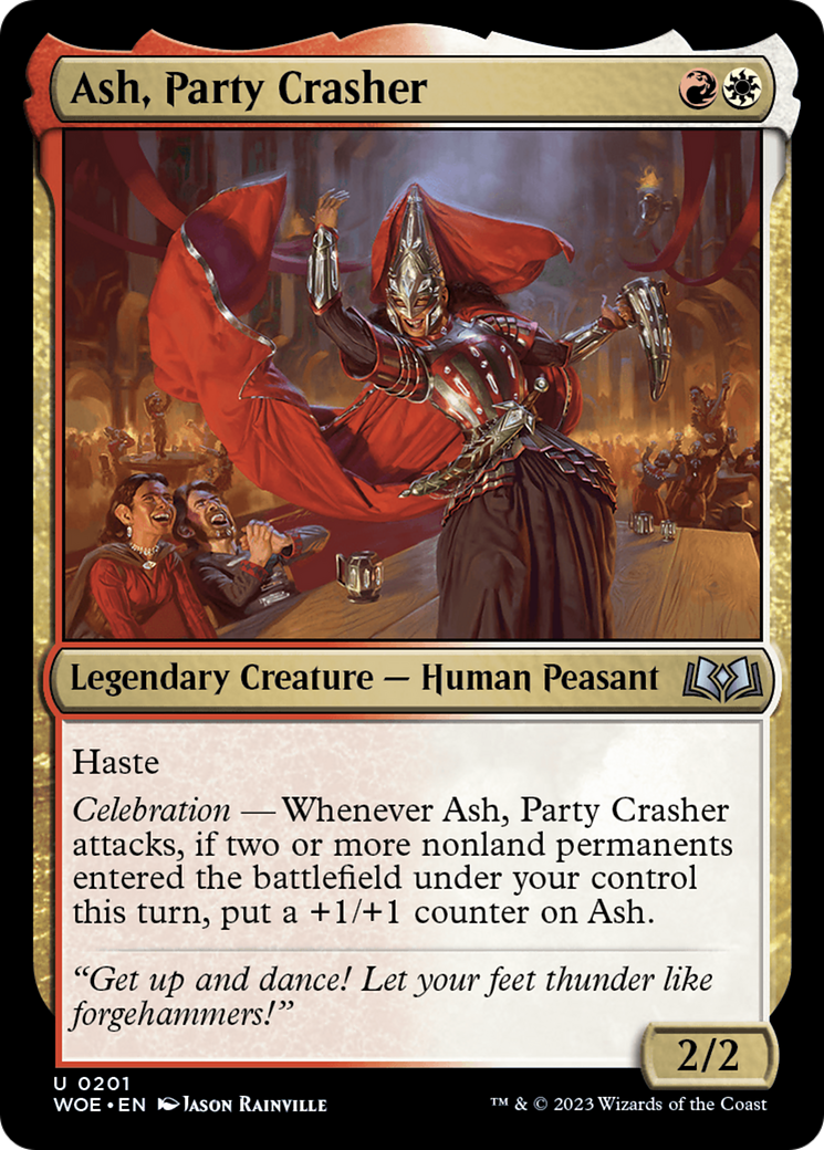 Ash, Party Crasher [Wilds of Eldraine]-1