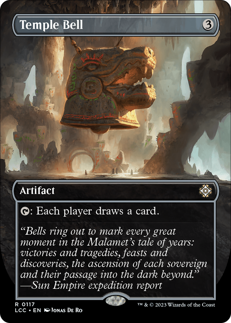 Temple Bell (Borderless) [The Lost Caverns of Ixalan Commander]-1