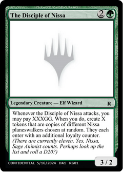The Disciple of Nissa (UNK-RG01B) - Unknown Event-1