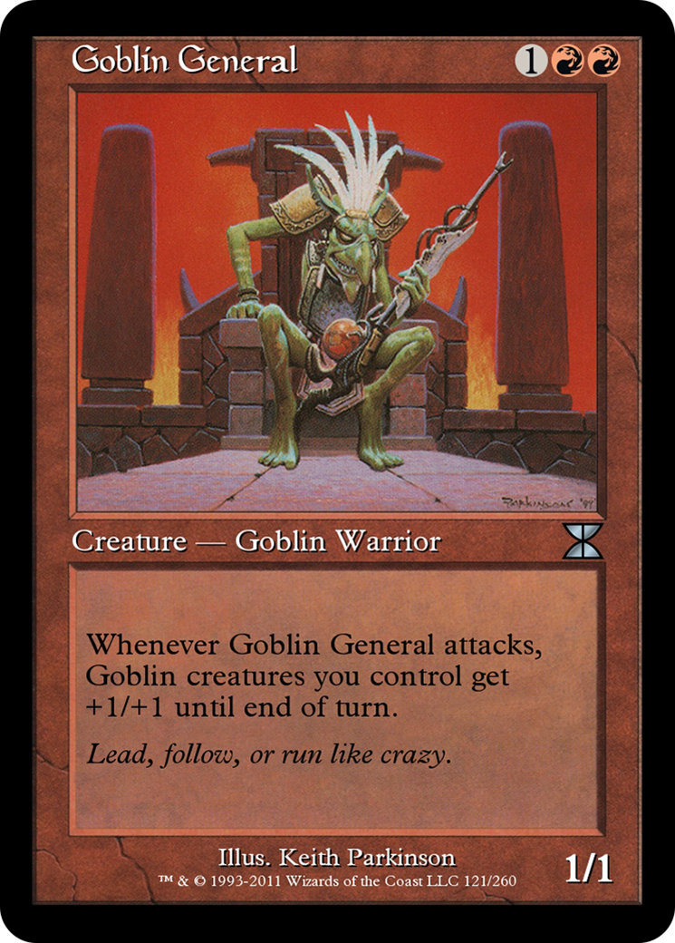 Goblin General (ME4-121) - Masters Edition IV Foil-1