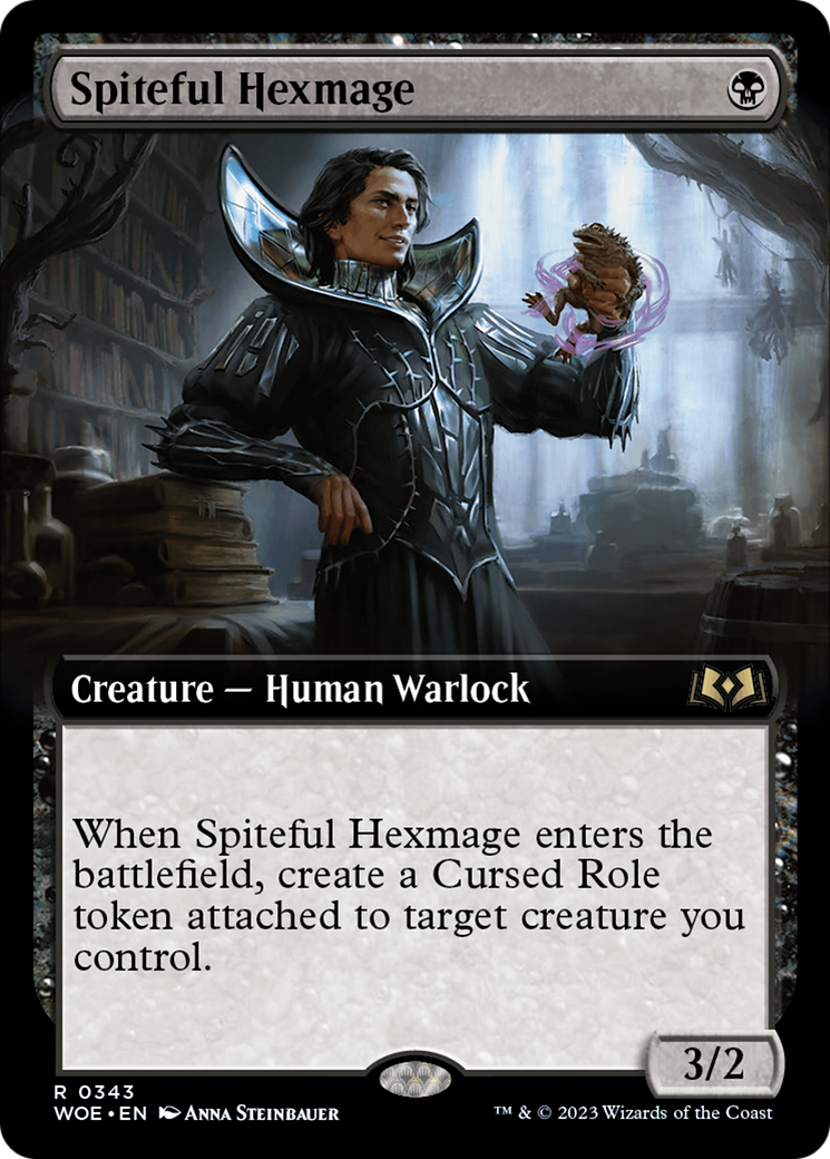 Spiteful Hexmage (Extended Art) [Wilds of Eldraine]-1