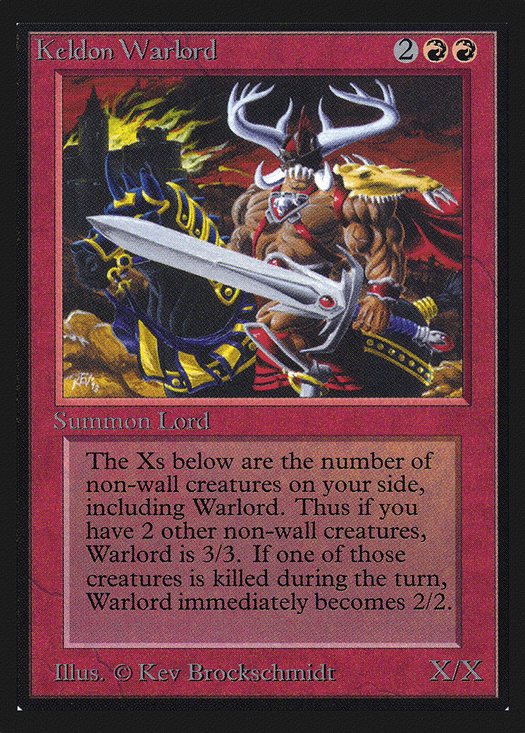 Keldon Warlord (IE) (IED-) - Intl. Collectors' Edition-1