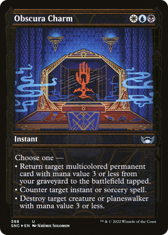 Obscura Charm (Showcase Golden Age Gilded Foil) [Streets of New Capenna]-1