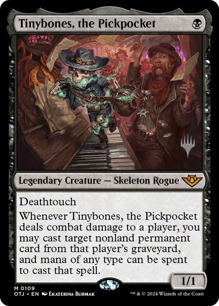 Tinybones, the Pickpocket (Promo Pack) [Outlaws of Thunder Junction Promos]-1