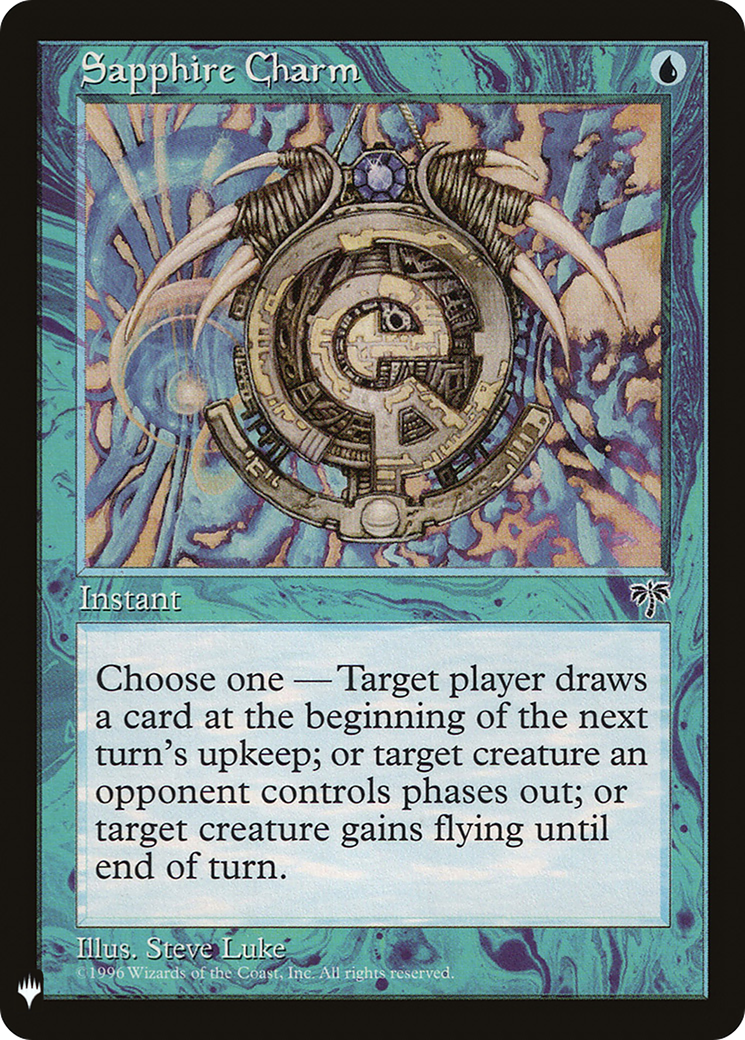 Sapphire Charm [Mystery Booster]-1