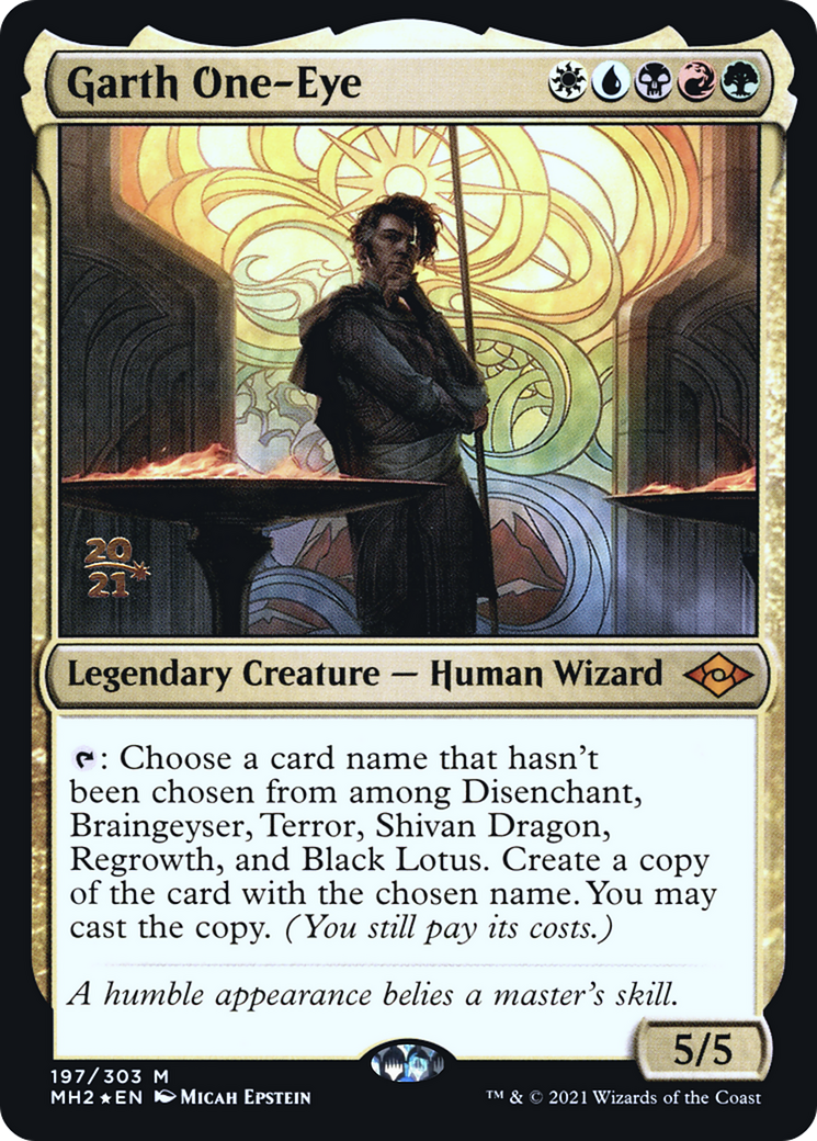 Garth One-Eye [Modern Horizons 2 Prerelease Promos]-1