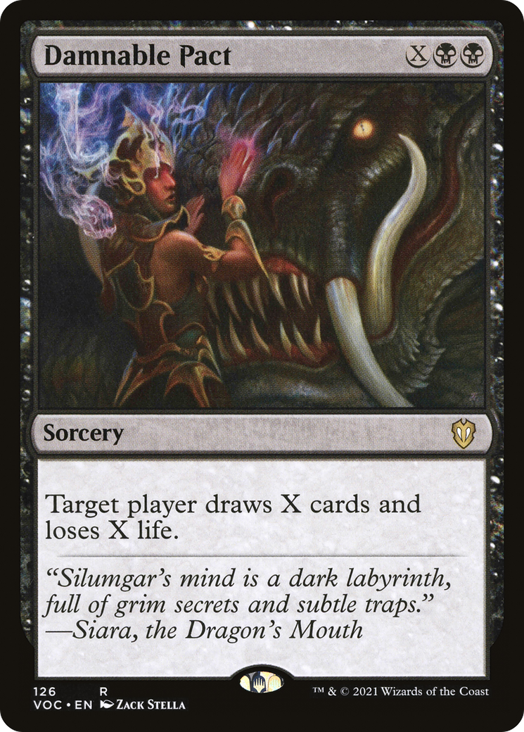 Damnable Pact [Innistrad: Crimson Vow Commander]-1