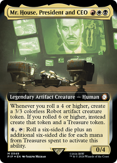 Mr. House, President and CEO (Extended Art) (Surge Foil) [Fallout]-1