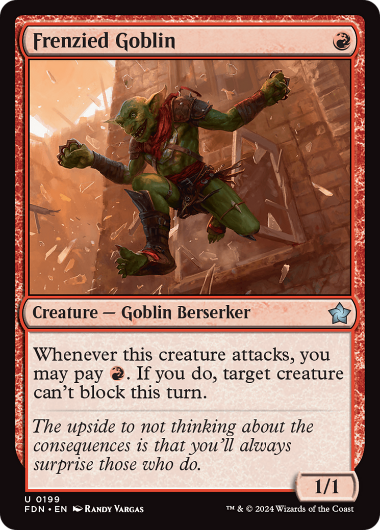 Frenzied Goblin [Foundations]-1