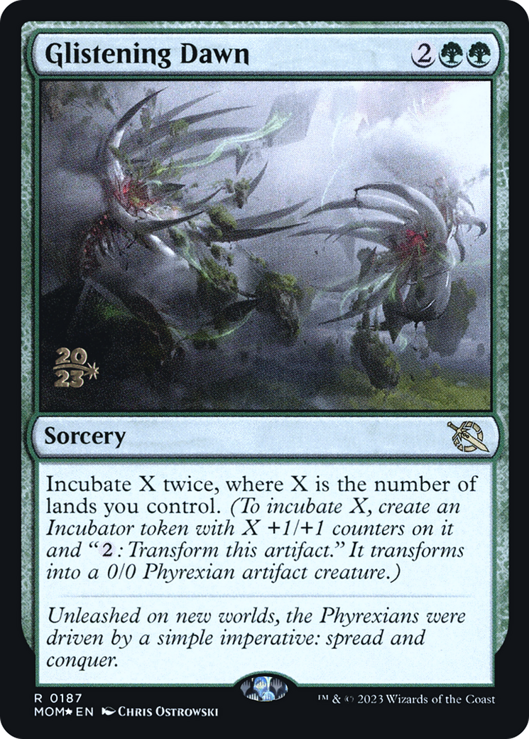 Glistening Dawn [March of the Machine Prerelease Promos]-1
