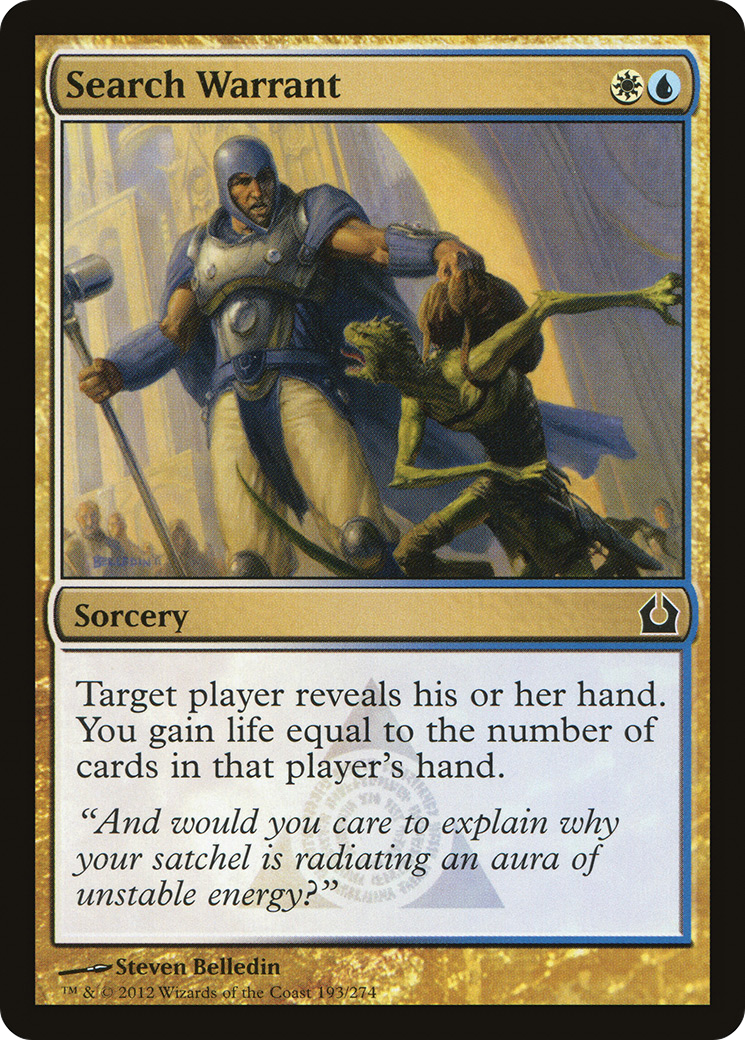 Search Warrant [Return to Ravnica]-1