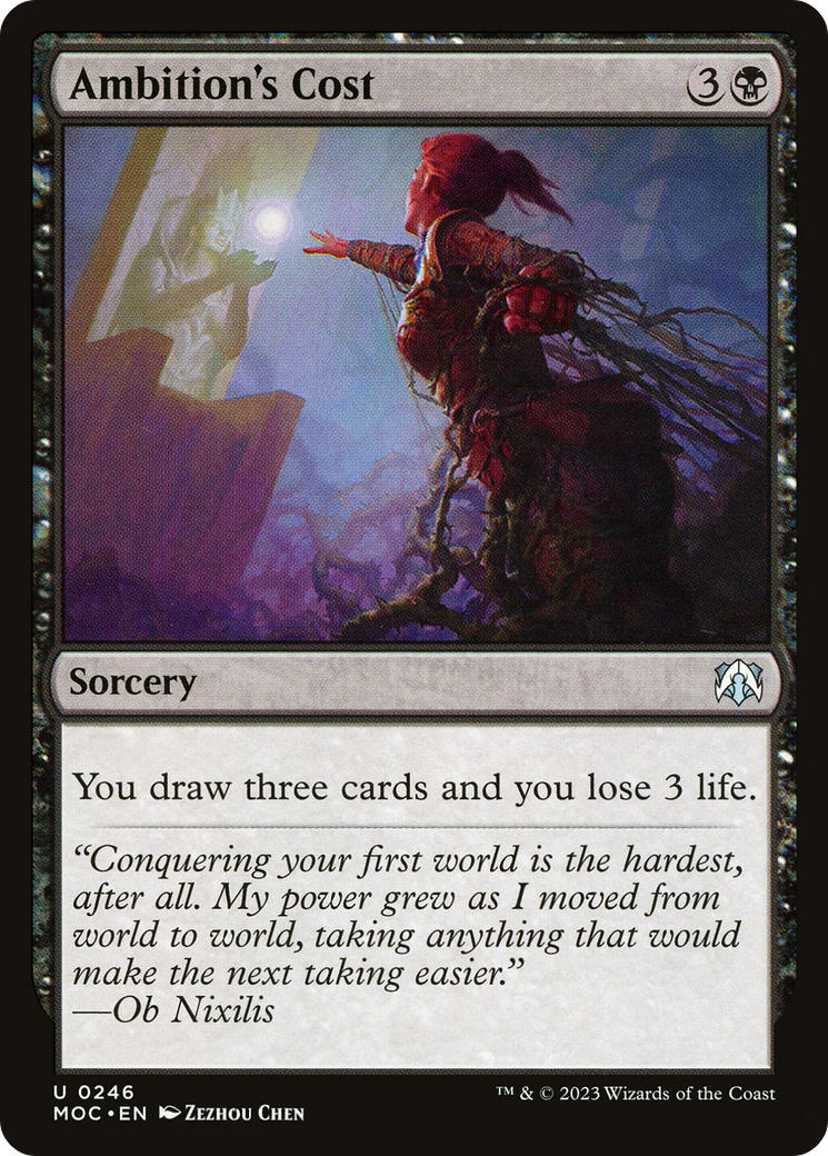 Ambition's Cost [March of the Machine Commander]-1