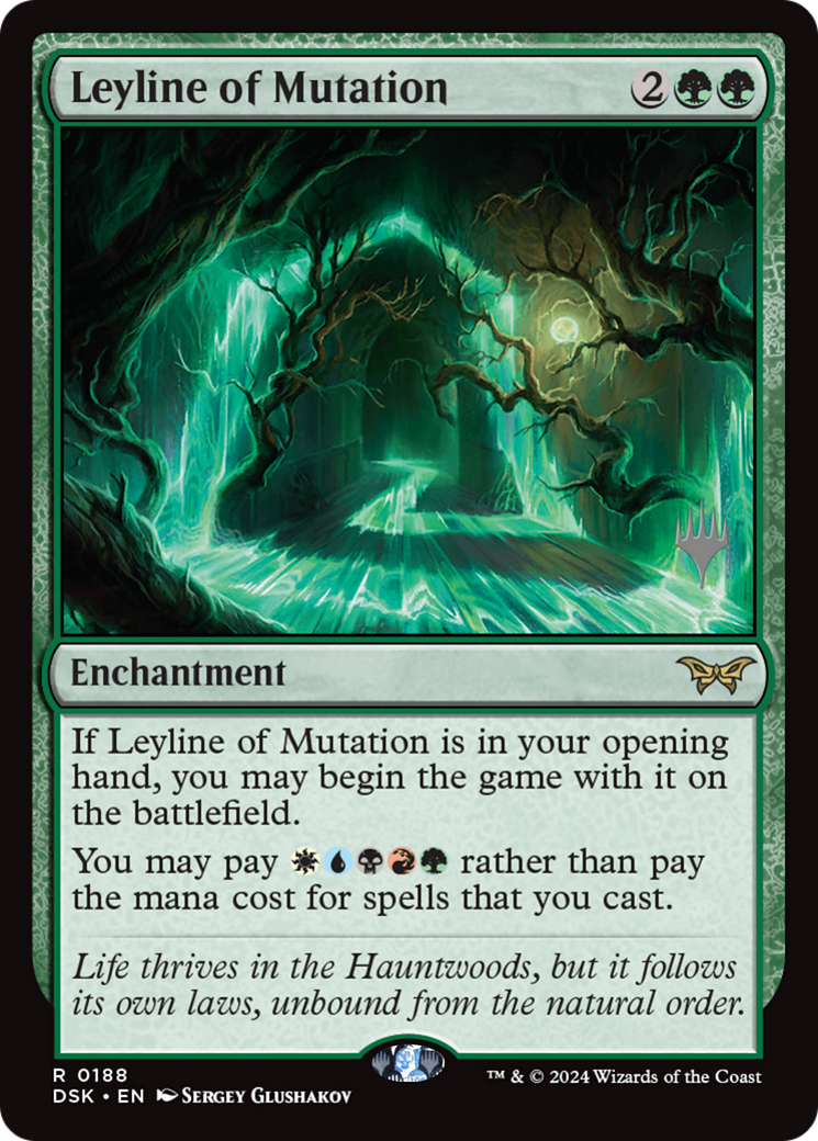 Leyline of Mutation (Promo Pack) [Duskmourn: House of Horror Promos]-1