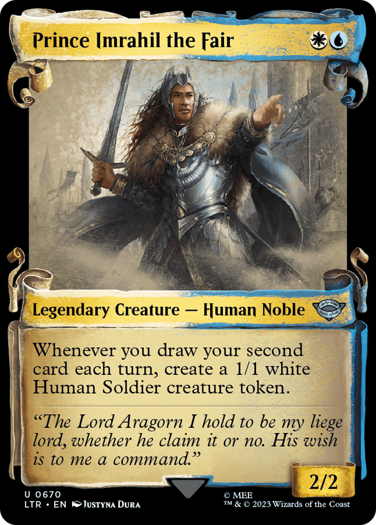 Prince Imrahil the Fair [The Lord of the Rings: Tales of Middle-Earth Showcase Scrolls]-1