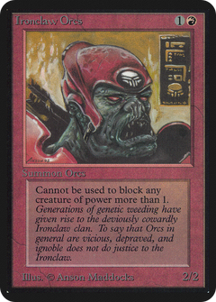 Ironclaw Orcs (LEA-) - Limited Edition Alpha-1