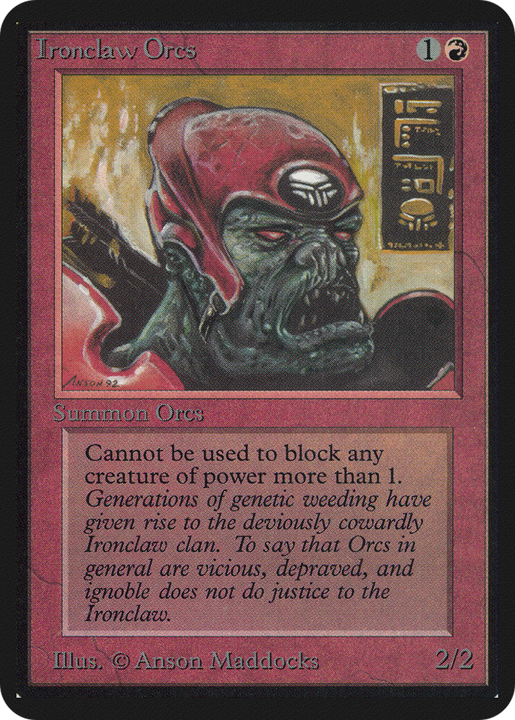Ironclaw Orcs (LEA-) - Limited Edition Alpha-1