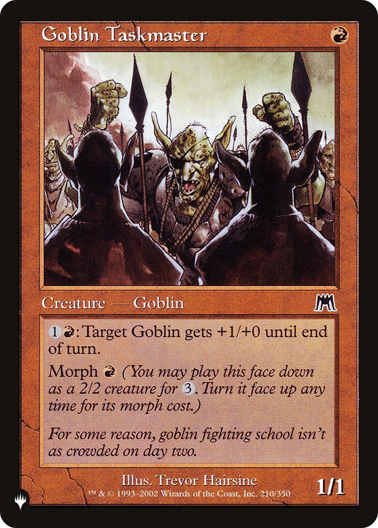 Goblin Taskmaster [The List]-1