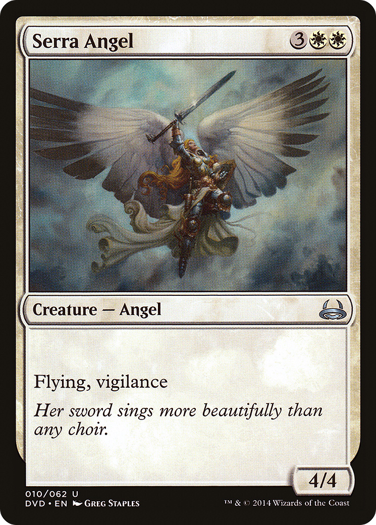 Serra Angel (Divine vs. Demonic) [Duel Decks Anthology]-1