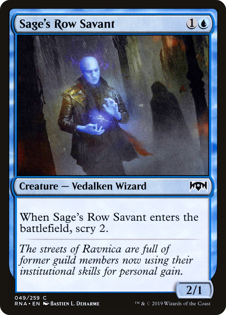 Sage's Row Savant [Ravnica Allegiance]-1
