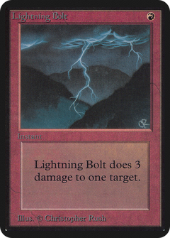 Lightning Bolt (LEA-) - Limited Edition Alpha-1