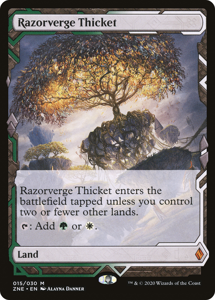 Razorverge Thicket (Expeditions) [Zendikar Rising Expeditions]-1