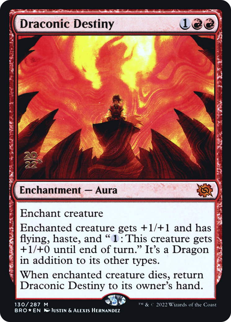 Draconic Destiny [The Brothers' War Prerelease Promos]-1